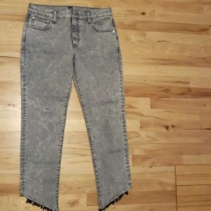 Raw hem GAP jeans